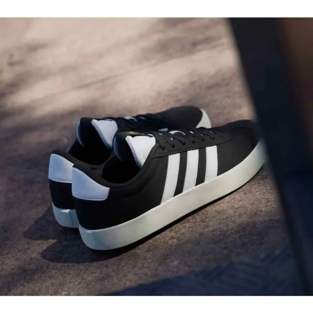 Adidas VL Court 3.0 Core Black Cloud White Women's Size 10